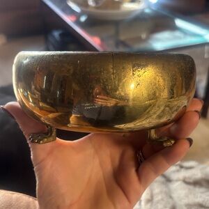 Elegant Gold Footed Bowl